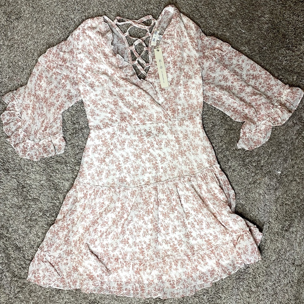 She and Sky Floral Dress